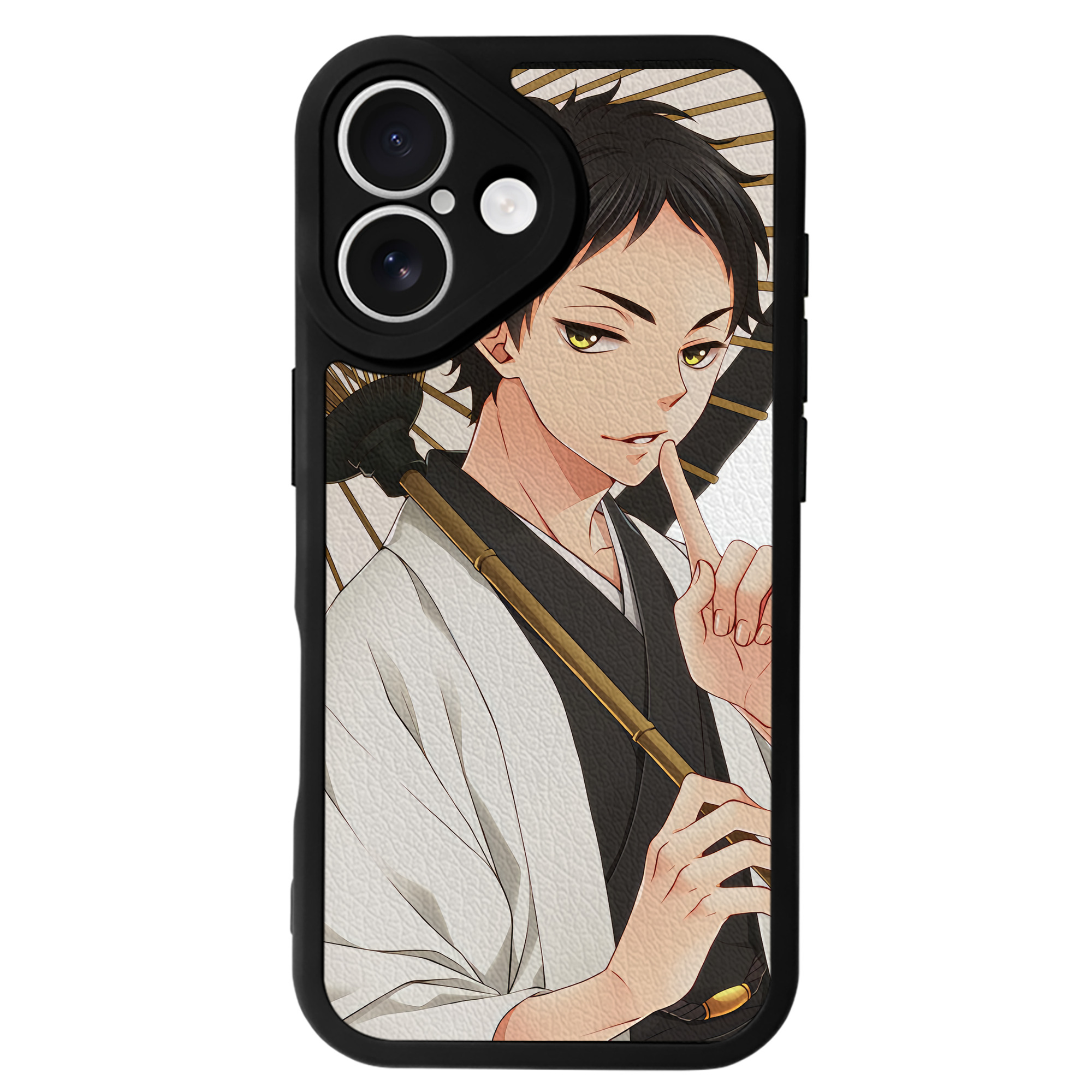 （画像用） ハイキュー!! Haikyu!! 【iPhone 16シリーズ対応】シリコンスマホケース（レザー調） 材質：シリコン